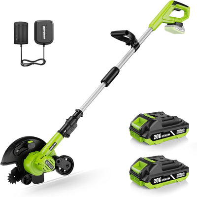 Cordless Lawn Edger, 20V Battery Powered Edger for Lawns Sidewalk