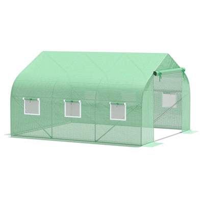 Greenhouse 12' X 10' X 7' Large Portable Walk-In Hot Green House Plant Gardening